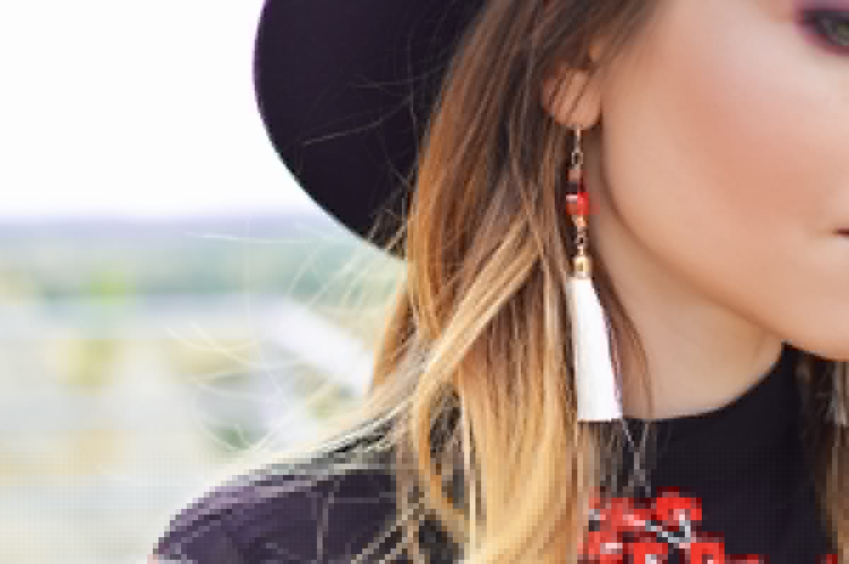 Boucle d'oreille en argent