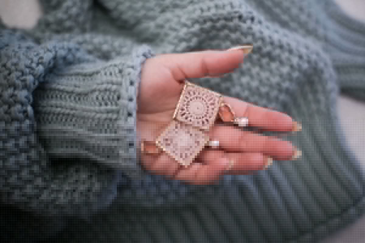 Boucle d'oreille vintage en argent
